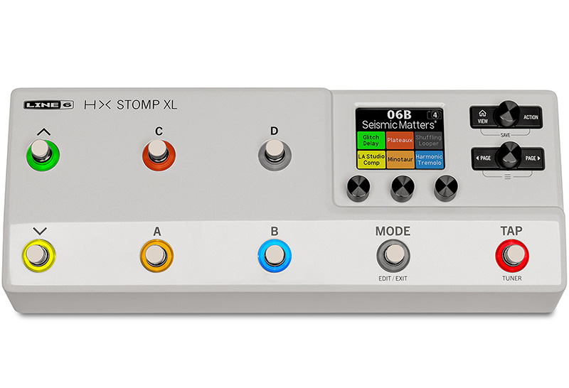 Line 6／HX Stomp XL Limited Edition White】美しいホワイト筐体の 